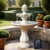 Gardeon Solar Water Feature 3-Tier Fountain, Polyresin Ivory, 93CM, with Pump Kit, Indoor/Outdoor Bird Bath Decor