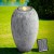 Gardeon Beige Solar Fountain Water Feature with LED Lights, Durable Polyresin, 36x36x50.5cm, Energy-Efficient & Stylish