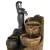 Gardeon Solar Fountain 80CM - Polyresin Cascading Water Feature with Pump, Solar Panel, and Battery for Outdoor/Indoor
