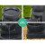 Gardeon 3-Tier Solar Cascading Fountain with LED Lights, 60CM Blue Polyresin Bird Bath, Weatherproof & Eco-Friendly