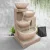 Gardeon Solar Water Feature Cascading Fountain, 4-Tier LED, 72CM Sandstone Polyresin, Indoor/Outdoor, Eco-Friendly