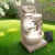 Gardeon Solar Water Feature Cascading Fountain, 4-Tier LED, 72CM Sandstone Polyresin, Indoor/Outdoor, Eco-Friendly