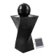 Gardeon Solar Water Feature: Twisted Fountain with LED Light Bird Bath, Durable Polyresin, Eco-Friendly, 85CM, Black