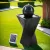 Gardeon Solar Water Feature: Twisted Fountain with LED Light Bird Bath, Durable Polyresin, Eco-Friendly, 85CM, Black