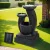Gardeon 3-Tier Solar Water Feature Fountain, 70cm Polyresin with LED Lights, Solar Panel & Rechargeable Battery