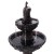 Gardeon Solar-Powered 3-Tier Bird Bath Fountain with Pump Kit, 106CM Polyresin Peacock Design, All-Weather Durable