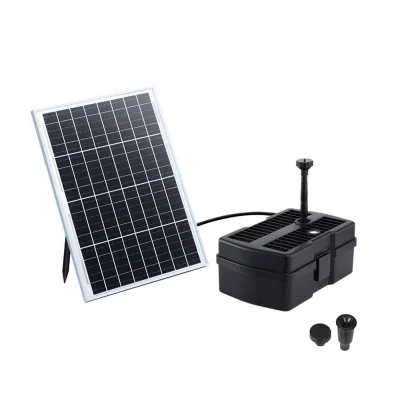 Gardeon Solar Submersible Water Pond Fountain Pump with Filter Box, 1190L/H, 6FT Lift, 5m Cable, 20W Panel