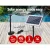 Gardeon Solar Pond Pump 4.6FT: Eco-Friendly Fountain with Brushless DC Pump, 500L/H Flow, Easy Setup & 5m Cable