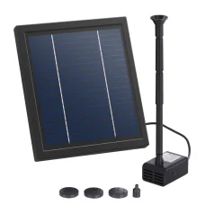 Gardeon Solar Outdoor Fountain Pump Kit - 6.1FT, 440L/H Flow, Durable DC Brushless, Adjustable Height & 4 Nozzle Options