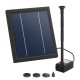 Gardeon Solar Outdoor Fountain Pump Kit - 6.1FT, 440L/H Flow, Durable DC Brushless, Adjustable Height & 4 Nozzle Options Gardeon Solar Outdoor Fountain Pump Kit - 6.1FT, 440L/H Flow, Durable DC Brushless, Adjustable Height & 4 Nozzle Options