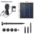 Gardeon Solar Outdoor Fountain Pump Kit - 6.1FT, 440L/H Flow, Durable DC Brushless, Adjustable Height & 4 Nozzle Options