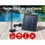 Gardeon Solar Outdoor Fountain Pump Kit - 6.1FT, 440L/H Flow, Durable DC Brushless, Adjustable Height & 4 Nozzle Options