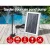 Gardeon Solar Pond Pump Submersible Water Fountain with Battery, LED Lights, Adjustable Height & 4 Nozzle Options