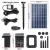 Gardeon Solar Pond Pump Fountain Kit with LED Lights, 5.2FT Lift, Remote Controlled, Battery Backup, 270L/H Flow