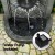 Gardeon 80CM Grey Solar Fountain Water Feature, Wall Mounted or Freestanding, Polyresin, Eco-Friendly, Easy Setup