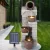 Gardeon Solar Fountain 4-Tier Cascading Pot: Polyresin, 72.4CM Tall, Solar-Powered with LED, Indoor/Outdoor Use