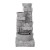 Gardeon Rock-Style Solar Fountain with LED Lights, 4-Tier Cascading Design, 86.8cm, Polyresin, Indoor/Outdoor Use