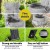 Gardeon Rock-Style Solar Fountain with LED Lights, 4-Tier Cascading Design, 86.8cm, Polyresin, Indoor/Outdoor Use