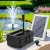 Gardeon Solar-Powered Pond Fountain Pump with Filter Box, 4.6FT Lift, 470L/H Flow, IP68 Waterproof, CE & ROHS Certified