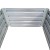 Green Fingers Raised Garden Bed 240x80x45cm Galvanised Steel Planter Box Set, Rustproof, Durable, Safe Edges, 2-Pack