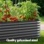 Greenfingers 9-in-1 Modular Raised Garden Bed, Galvanised Steel, 0.5mm, Corrosion-Resistant, Easy Assembly, 45cm High