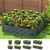 Greenfingers 9-in-1 Modular Planter Box, 40cm Height - Galvanised Steel, Rustproof, Easy Assembly, Versatile Sizes