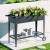 Green Fingers 100x40x80cm Raised Garden Bed - Galvanised Steel, Mobile with Wheels, Storage Shelf for Herbs & Vegetables Green Fingers 100x40x80cm Raised Garden Bed - Galvanised Steel, Mobile with Wheels, Storage Shelf for Herbs & Vegetables