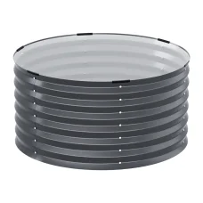 Green Fingers Raised Garden Bed 90x45cm Galvanised Steel Planter Box, Anti-Rust, Durable, for Vegetables & Herbs