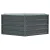 Green Fingers 2x Galvanised Steel Raised Garden Bed - 130x130x46cm, Rustproof Planter Box with Rounded Safety Edges