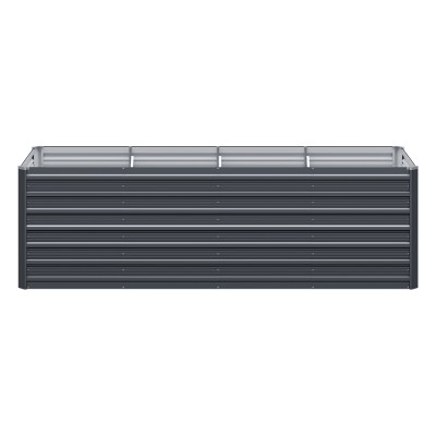 Green Fingers Galvanised Garden Bed 320x80x77cm - Durable, Rustproof Planter Box for Herbs, Vegetables & Flowers Green Fingers Galvanised Garden Bed 320x80x77cm - Durable, Rustproof Planter Box for Herbs, Vegetables & Flowers