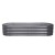 2x Green Fingers Raised Garden Beds 160x80x42cm Oval Planter Boxes, Galvanised Steel, Rustproof, Aluminium Grey