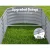 Green Fingers 240x80x42cm Oval Raised Garden Bed | Galvanised SGCC Steel | Rustproof, Durable, Easy Assembly
