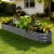 Green Fingers Galvanised Raised Garden Bed 320x80x42cm - Durable SGCC Steel Oval Planter with Safe Rounded Edges