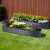 2x Green Fingers Galvanised Raised Garden Bed 320x80x42cm Oval Planter Box, Rustproof Steel, Aluminium Grey