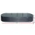 2x Green Fingers Galvanised Raised Garden Bed 320x80x42cm Oval Planter Box, Rustproof Steel, Aluminium Grey