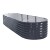 2x Green Fingers Galvanised Raised Garden Bed 320x80x42cm Oval Planter Box, Rustproof Steel, Aluminium Grey