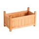 Greenfingers Wooden Raised Garden Bed 60x30x33cm - Eco-Friendly Fir Wood Planter Box, Easy Assembly, Pest Resistant
