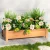 Green Fingers Wooden Garden Bed 65x33x16cm Raised Planter Box, Solid Fir, Pest-Resistant, Legs, for Vegetables & Flowers