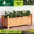 Greenfingers Wooden Raised Garden Bed 90x30x33cm - Eco-Friendly Fir Wood Planter Box for Vegetables & Flowers