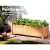 2x Green Fingers Raised Garden Bed 90x30x33cm Fir Wood Planter Box, Elevated Container for Flowers & Veggies