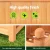 Green Fingers 2X Fir Wood Garden Bed 64x35x115cm with Trellis | Raised Planter Box for Vegetables & Flowers