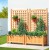 Green Fingers 2X Fir Wood Garden Bed 64x35x115cm with Trellis | Raised Planter Box for Vegetables & Flowers