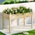Greenfingers 120x60x80cm Elevated Wooden Garden Bed - Durable Fir Wood Planter Box with Liner, Easy Assembly