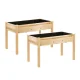 Green Fingers 2x Raised Garden Bed 120x60x80cm - Sturdy Fir Wood, Elevated Planter Box for Vegetables & Flowers