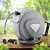 Green Fingers 20M Retractable Water Hose Reel with Auto Rewind, UV-Resistant PVC, 9-Setting Spray Gun, 180° Swivel Mount