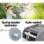 Green Fingers 30M Retractable Water Hose Reel with Auto Rewind, UV-Resistant PVC, 9-Setting Spray Gun, 180° Swivel Mount