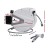 Green Fingers 30M Retractable Water Hose Reel, Auto Rewind, Wall Mount, 9-Mode Spray Gun, UV-Resistant PVC