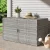 Gardeon Wicker Outdoor Storage Cabinet - UV-Resistant, 88 Gal Capacity, Steel Frame, 2-in-1 Design, 110.5x60x63