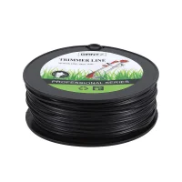 Giantz 100M 3.0mm Star Nylon Whipper Snipper Trimmer Line Cord Black PA6 Durable Heat & Break Resistant