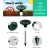Gardeon 20-Piece Solar LED Snake Repeller Set, Heavy Duty ABS, Ultrasonic, Weatherproof, Chemical-Free, for Garden Use
